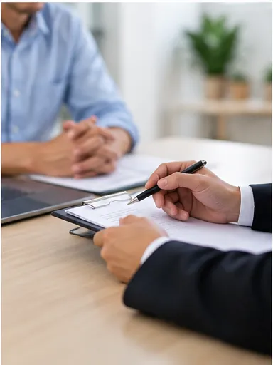Seguro de Acidentes de Trabalho 14 Reunião para preenchimento de uma proposta de seguro de acidentes de trabalho